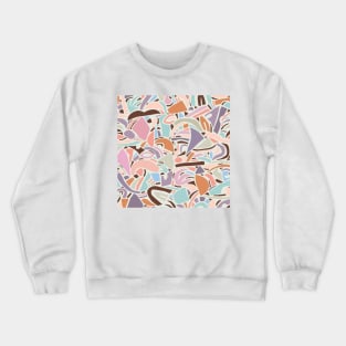 Contemporary Shapes N.02 / Vintage Abstraction Crewneck Sweatshirt